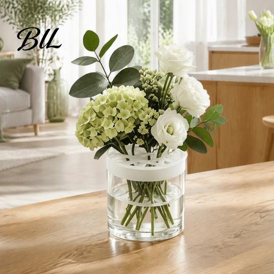 Reusable Floral Fixer Silicone Flower Arranging Grid, Stretchable Honeycomb Arranger & Fixation Tool Vase Holder, Flexible Arrangement for Home Decor