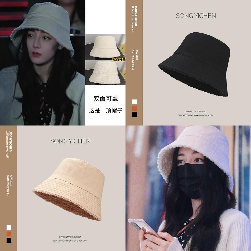 Стильная зимняя теплая пушистая шерпа панама для мужчин и женщин бежевого цвета