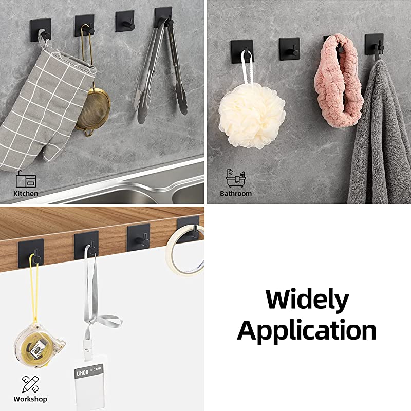 Multifunctional Punch-free Self-adhesive Hook Wall Hanging Hook Key Rack Towel Rack Bathroom Accessories