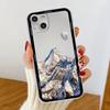 Прозрачный чехол для Apple iPhone 14, 11, 13, 12 Pro, 7, 8 Plus, XR X, XS Max, 6, 6S, 13Pro, силиконовый чехол для телефона, эстетический, снежная гора