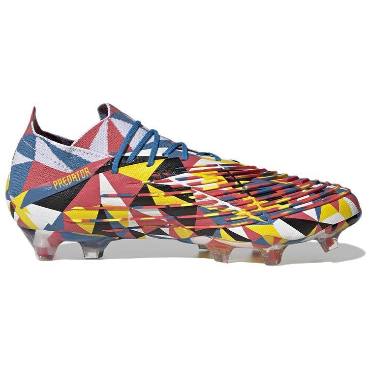 Adidas Predator Edge.1 FG Geometric Мужские кроссовки Синие Ярко-Синие Team-Yellow GX3909