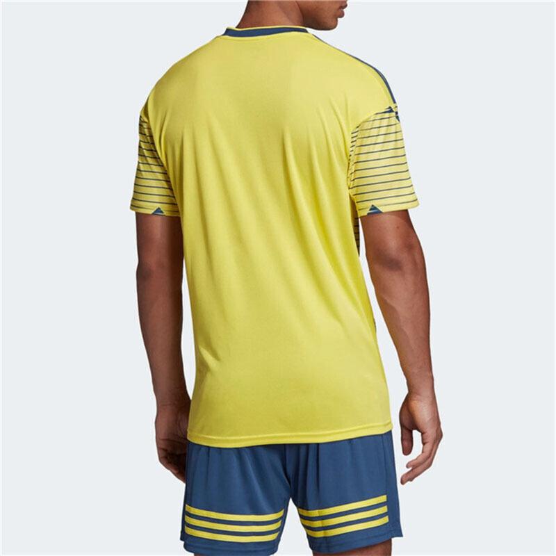 adidas Мужская желтая футбольная майка DN6619
