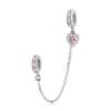 Beautiful S925 Sterling Silver Charms Clip Lock Clasps Charms for Bracelet Making