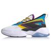 Li Ning Transcend Нескользящие износостойкие низкие беговые кроссовки мужские Бело-синие AGLQ029-3