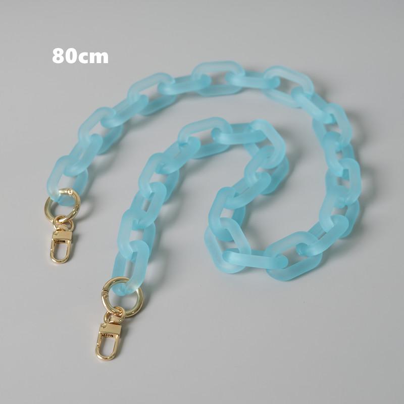 Новая модная женская сумка, аксессуар, съемные детали, сменная цепочка, милый матовый ремешок, женская акриловая цепочка на плечо с ручкой