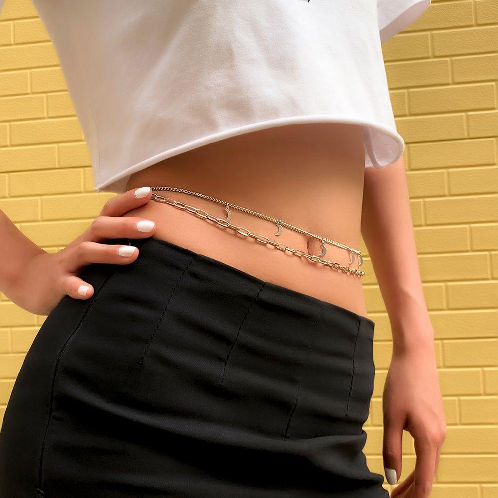 Аксессуары для женщин и девушек, сексуальные летние пляжные украшения для тела, бусины, цепочки для живота, многослойная цепочка на талию