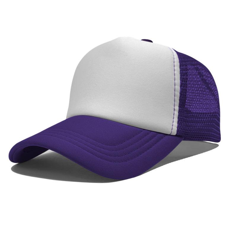 High Quality Custom LOGO 5 Panel Mesh Baseball Cap Print Embroidery Sponge Foam Trucker Hats
