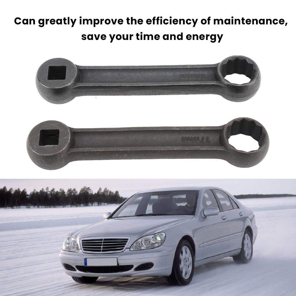 2PCS 16MM 17MM Engine Mount Wrench Anti-Slip Universal Engine Mount Wrench Set Ergonomic Engine Screw Nut Wrench