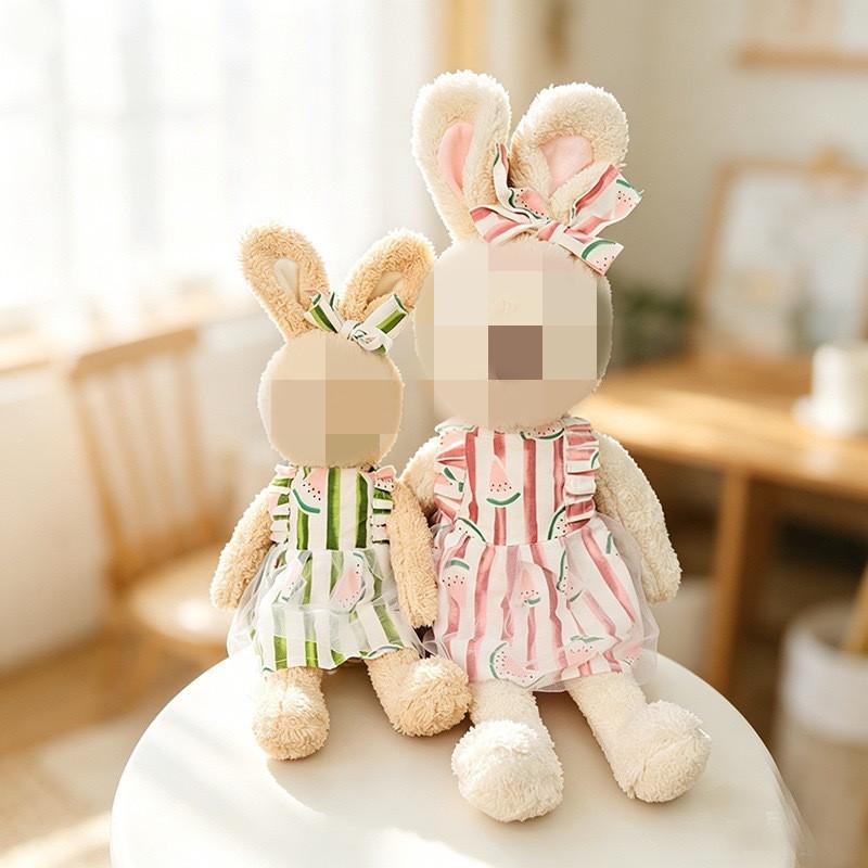[Cloth Only] Clothes Set for 30CM & 45CM & 65CM Plush Dolls , Striped Chiffon Skirt.