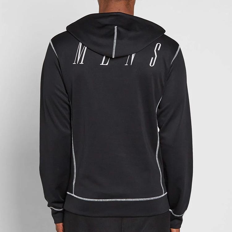 Off-White Толстовка с капюшоном с принтом Off-Letter, топы унисекс, черный OMBB021F172460441019