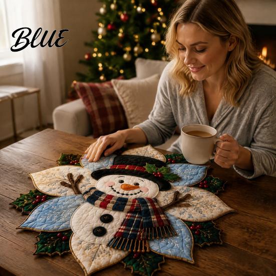 Рождественский centerpiece для стола Швейный праздничный DIY-набор Тканевый Декор Пуансеттия Стеганый Цветок Пэчворк Орнамент Материалы