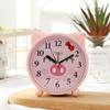 Gift Students Children Simple Fashion Silent Alarm Clock Bedside Bedroom Wake Up Cute Cartoon Seat Clock