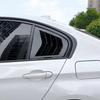 Для BMW 3 серии Седан F30 318i 320i 325i 2013- 2 шт. ABS Накладка-жалюзи на заднее боковое окно Автомобильный вентиляционный козырек Задняя боковая накладка