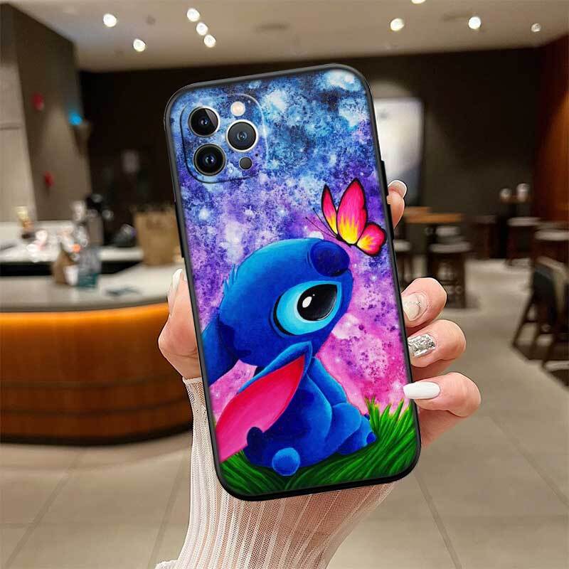 Cute Lilo Stitch Phone Case for Redmi Note 12 12S 12C 13 13C 13R 14 14S 14R 14C 11A 13X A3 A3X A4 A5 Pro Max Plus