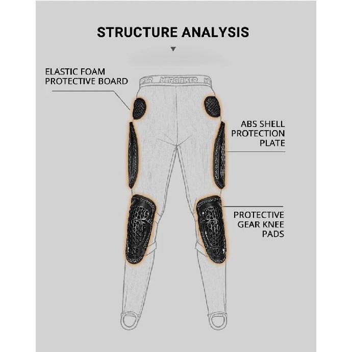 Motorcycle Armor Pants Anti Fall And Anti-collision Off-road Motorcycle Riding Pants Men Women Extreme Sports Protective Pants