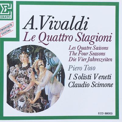 CD-диск А. ВИВАЛЬДИ, КЛАУДИО ШИМОНЕ, I SOLI - Времена года ECD88003 Erato 1983 Германия Классика Б/у