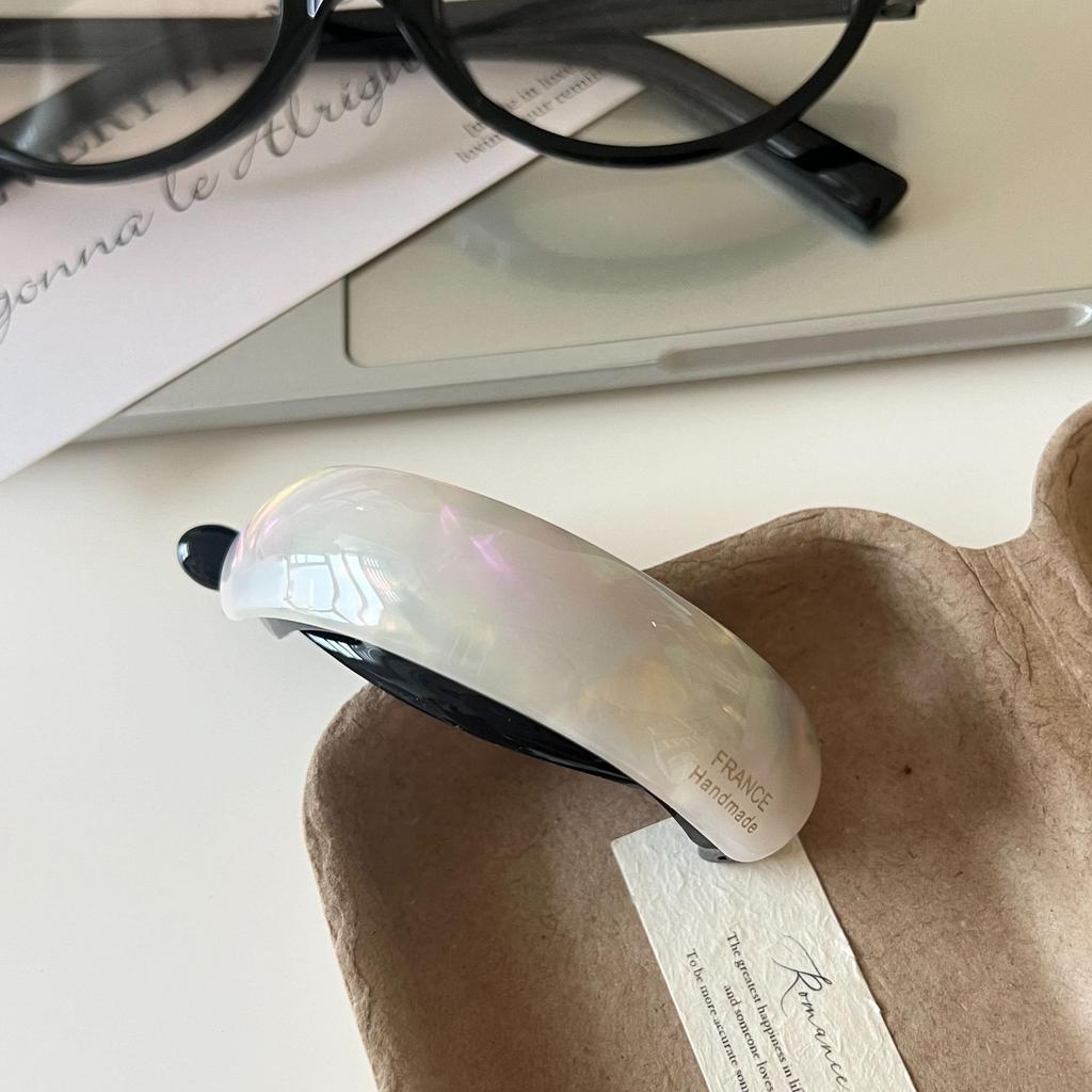 Ацетатная заколка-банан, заколка-твист, корейская новая заколка для хвостика, простая большая нескользящая заколка для волос, головной убор, аксессуары для волос для девочек и женщин