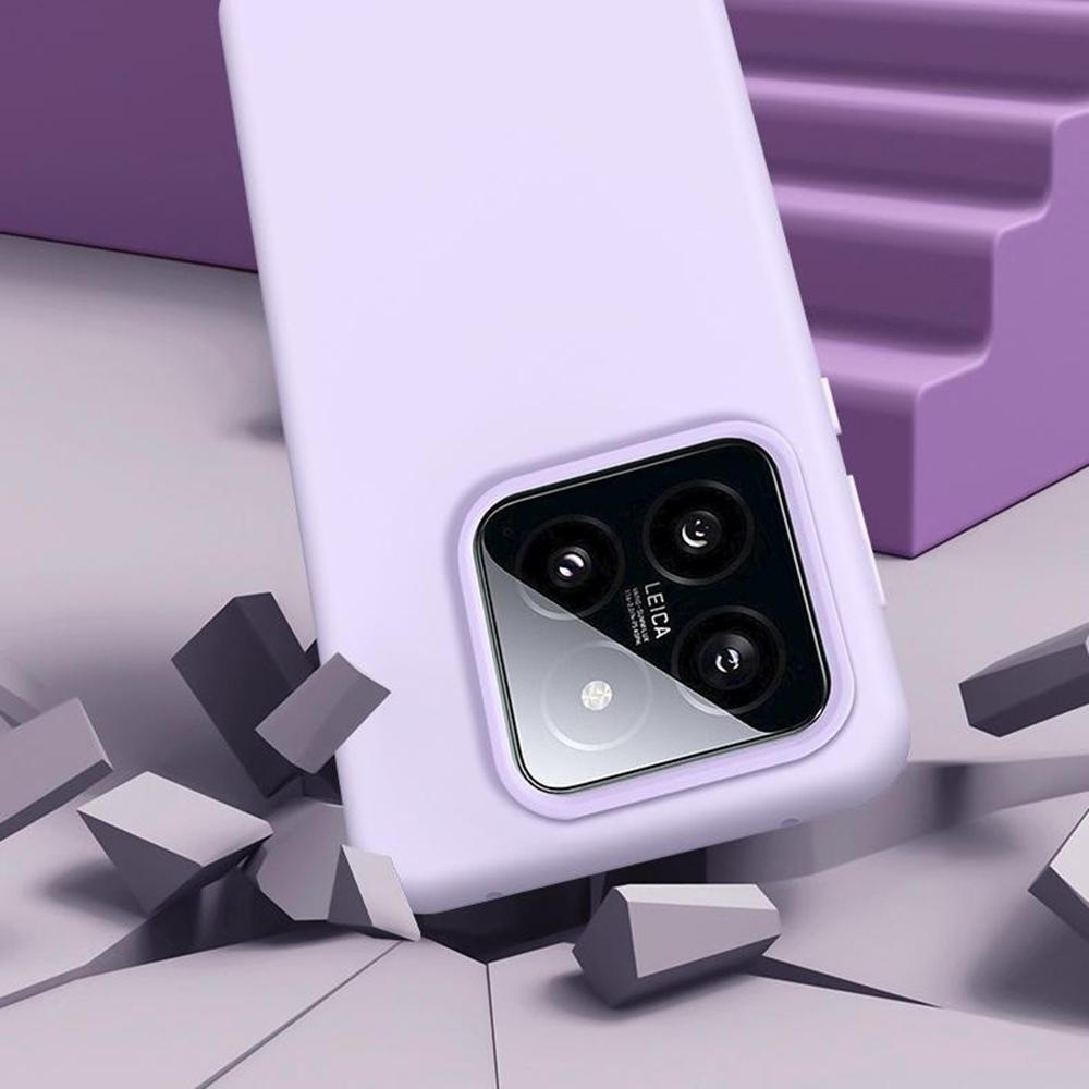 Для Xiaomi 14 Чехол Приятный на ощупь Жидкий Силикон+ПК Чехол для телефона