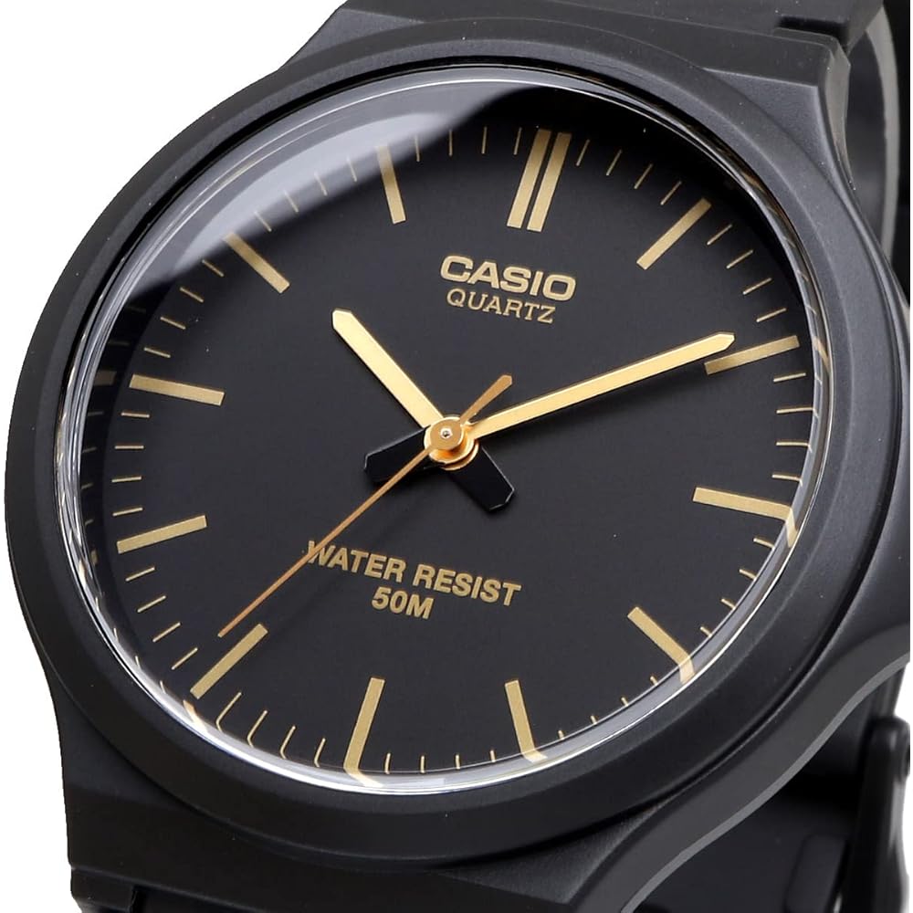 Casio Стандартные Аналоговые Кварцевые Часы MW-240-1E2V Мужские Черные Импортная Модель Без Коробки