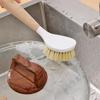 Kitchen Cleaning Brush Natural Wooden Handle Cleaning Brush Dishwashing Brush Cast Iron Frying Pan Brush