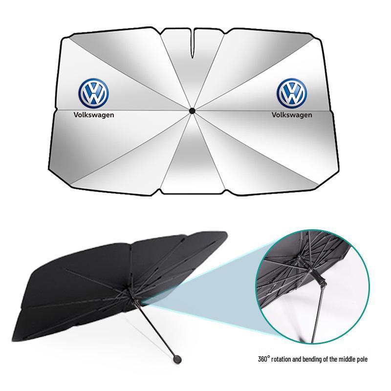Автомобильный солнцезащитный козырек-зонт для Volkswagen Lamando L - Теплоизолирующая шторка на лобовое стекло