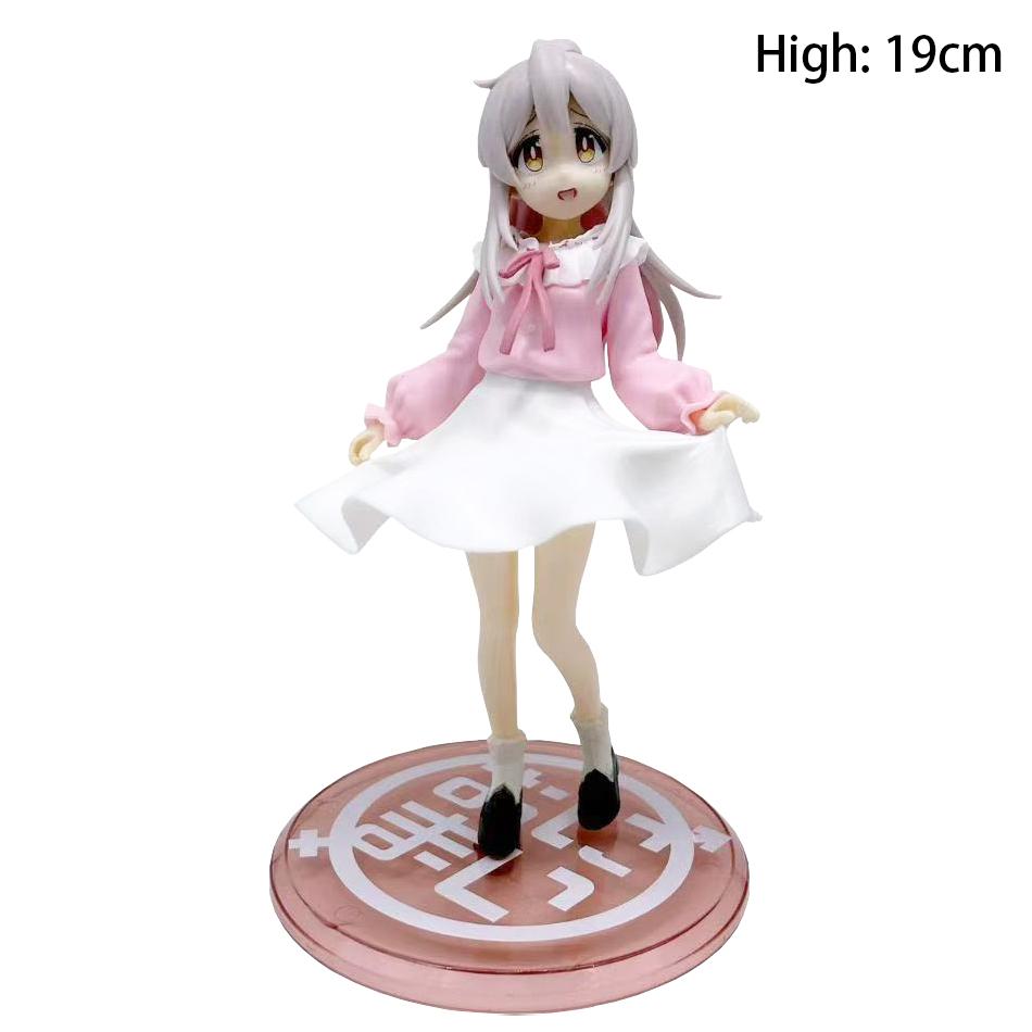 19cm Ooyama Mahiro Figure Anime Onimai: I'm Now Your Sister! Pink Dress Collectible Model Desk Decoration Statue Birthday Gift
