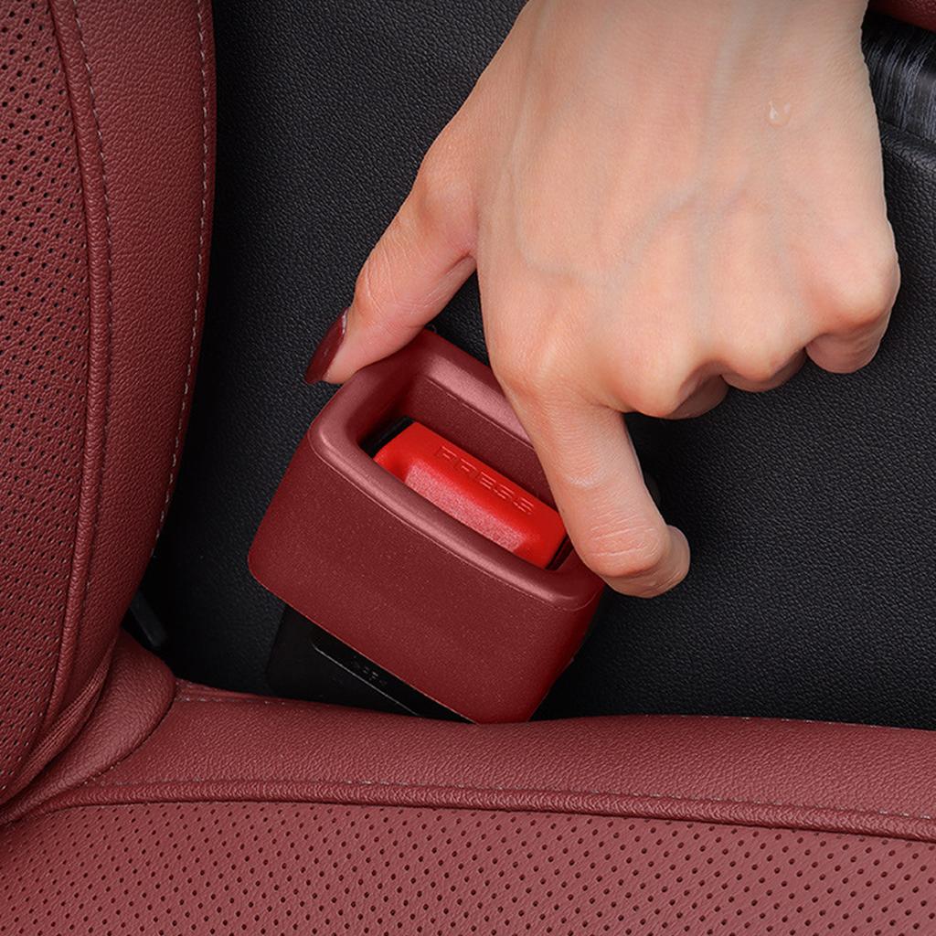 1~4Pcs Car Seat Belt Buckle Cover Anti Scratch Seatbelt Button Protector Seat Belt Protection Cover Car Interior Accessories