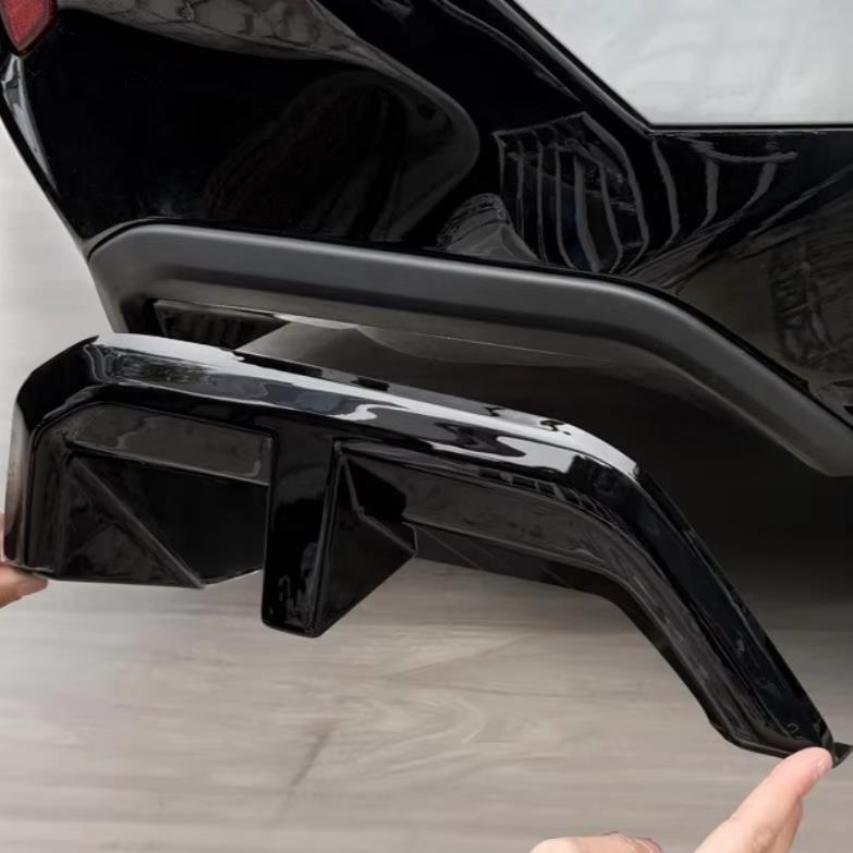 For BMW 5 Series I5 G60 2024+ Rear Bumper Diffuser Lip Side Splitter Body Guard Kit Gloss Black Car Styling Accessories