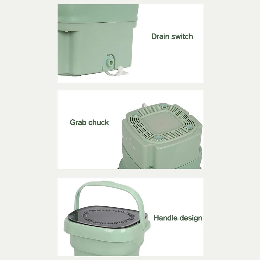 Portable Folding Washing Machine Drying Machine Dryer Clothes Socks Mini Cleaning MachineUnderwear Centrifugal Washing Machine