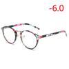 Диоптрии -1.0 -1.5 До -6.0 Круглые Готовые Очки от Миопии Унисекс Модные Полимерные Линзы Очки для Близорукости Рецептурные Очки