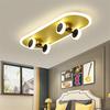 Cartoon Scooter Ceiling Lights Children's Room Bedroom Lamp  Led Living Room Study Ceiling Lamps