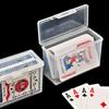 Poker Storage Box Transparent Plastic Box Game Card Card Storage Box ID Card Business Card Collection/sorting Box