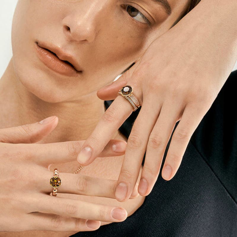qudokorea kudo basic deluxe ring rose gold