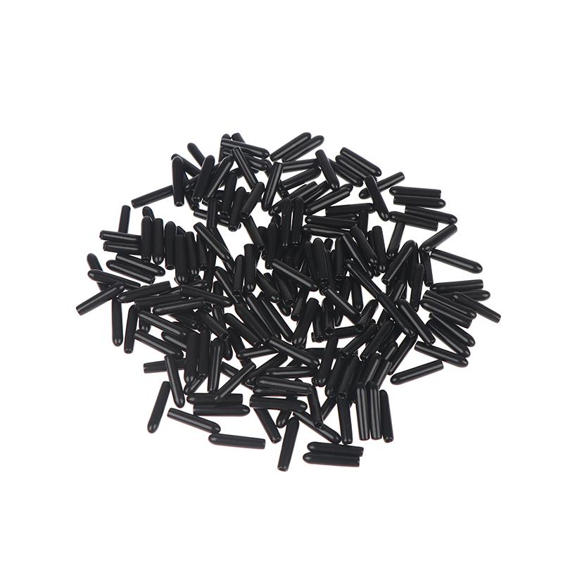 200Pcs Plastic Tube Thread Protectors Durable PVC Rubber Screw End Cap Hub Covers for Hardware Fittings