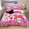 Melody Sweet Treats Print 3Pcs Bedding Setduvet Cover With 2 Bedropillowcase Home Birthday Gift