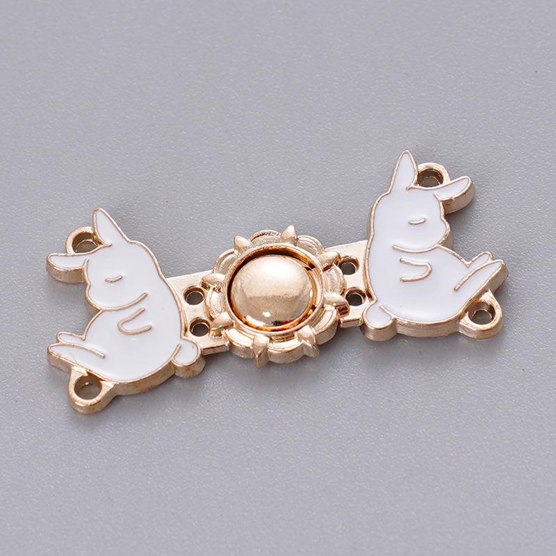 Removable, no-sew, no-nail waist button for jeans. Daisy waist button for slimming jeans.