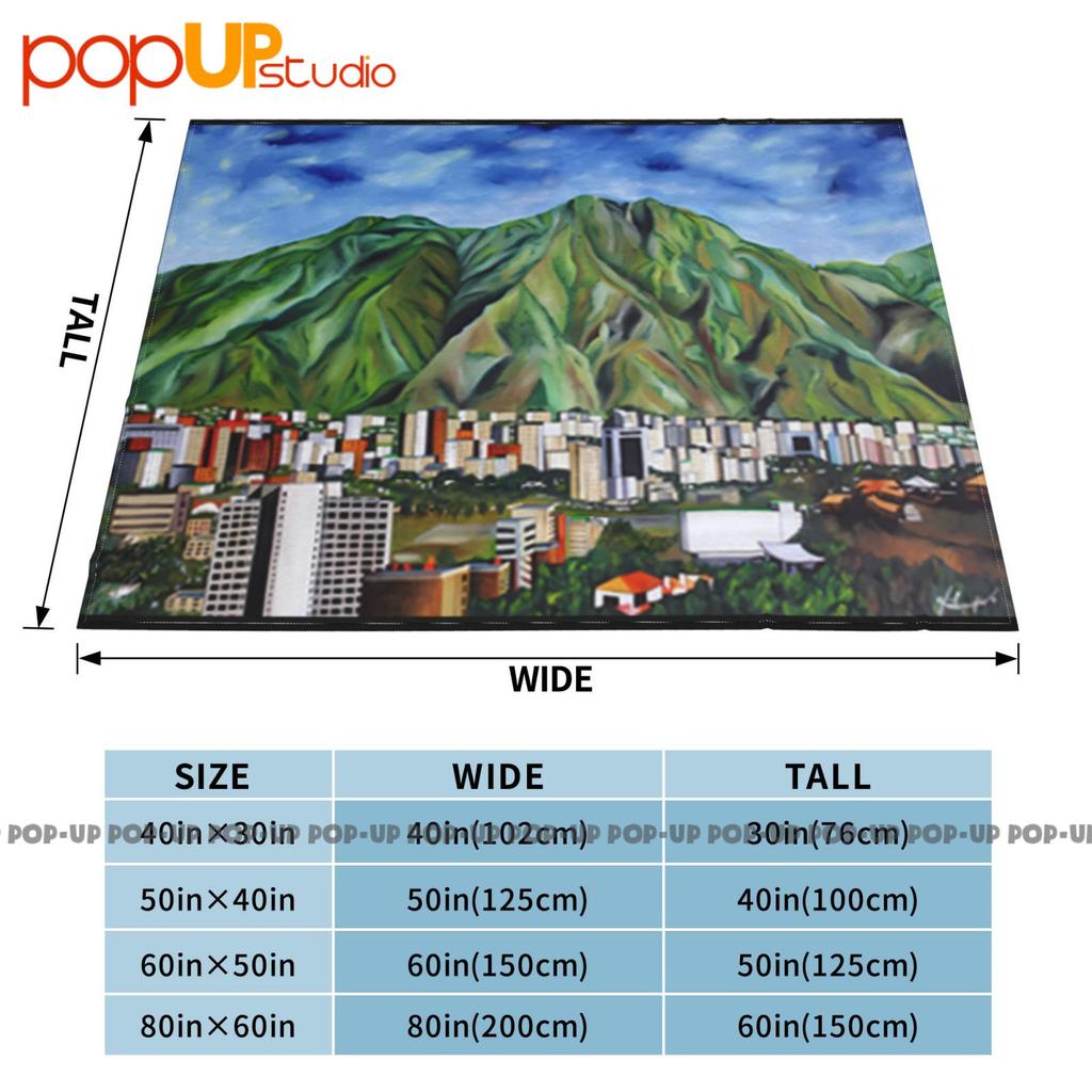 Avila Caracas Green City Ultra-Soft Blanket Quilt Winter Sofa Cover Bed Covers