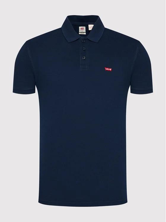 Levi-s New Housemark Polo Shirt 100% Cotton Blue