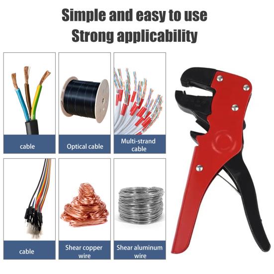 Автоматический инструмент для зачистки проводов с нескользящей ручкой, эргономичным дизайном, встроенной пружиной