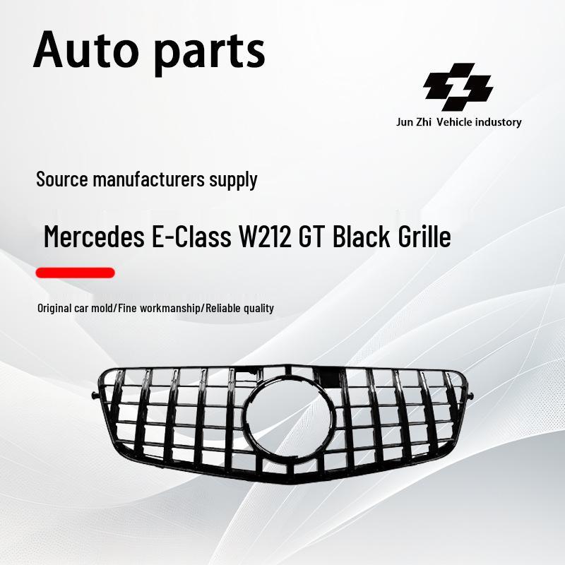 Черная решетка GT Edition на замену для Mercedes E-Class W212 2009-2013