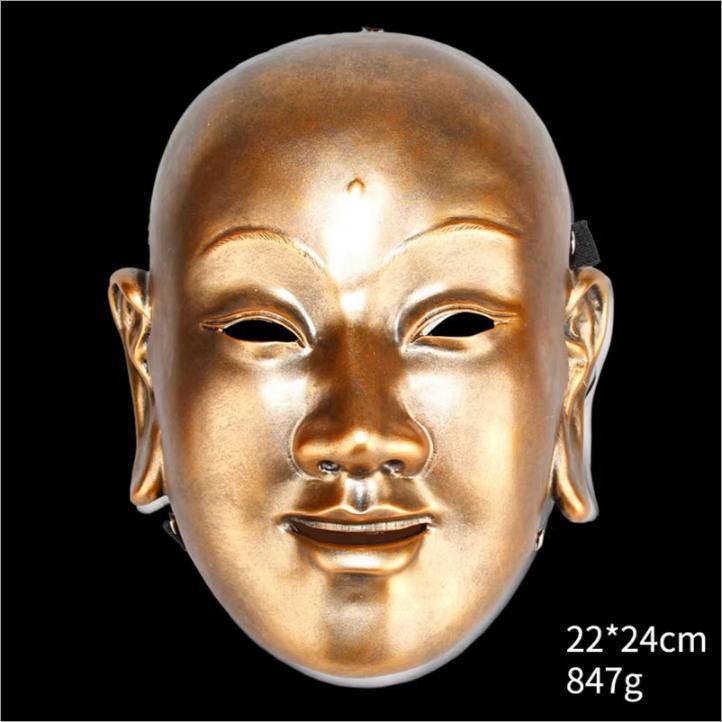 Hot Pot Hero Resin Mask Tang Monk, Sun Wukong, Bodhisattva Eight, Sha Monk, Niu Tou, and the Eighteen Arhats Halloween costume props