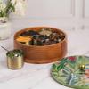 Деревянный органайзер для специй, Wooden Masala Box (Green),  Nestroots