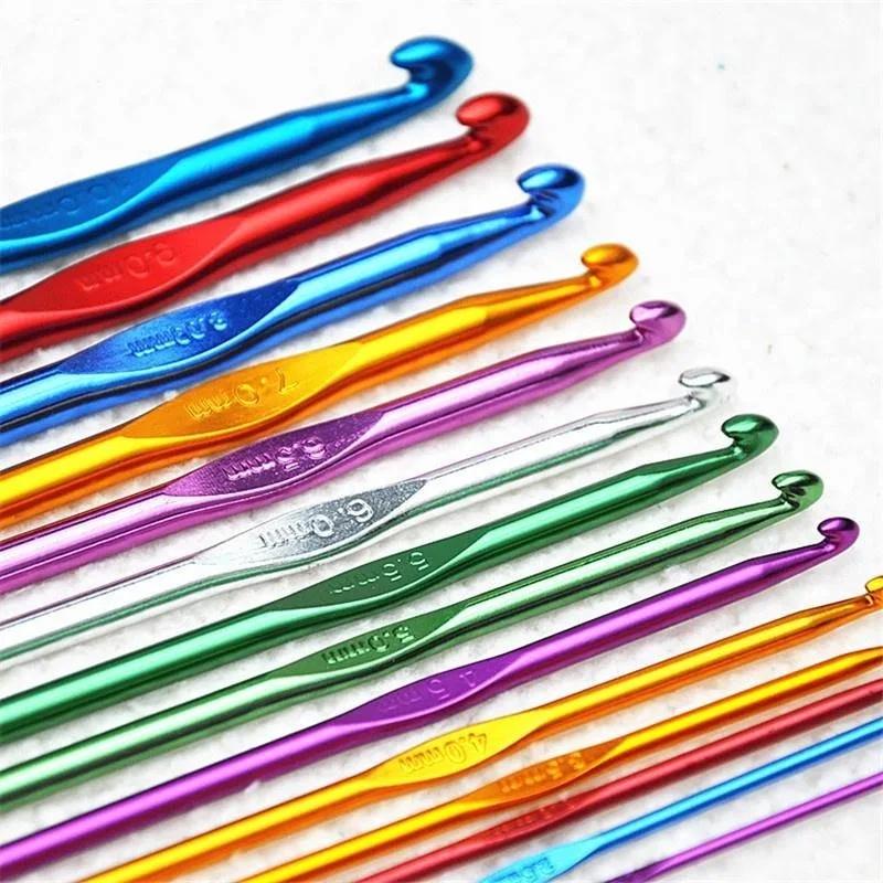 Спицы Стежки Вязание Рукоделие Пряжа Инструменты для шитья Крючки для вязания крючком Наборы спиц для вязания с чехлом.