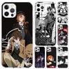 Чехол для телефона Bungo Stray Dogs Double Black для Iphone 16 15 14 13 12 Mini 11 Pro Max 16E X XS XR 7 Plus 8 SE 2020 Мягкий чехол с принтом