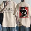 Футболка KGB Y2k Manga Hajime No Ippo Хип-хоп Футболка европейского размера Аниме Харадзюку Футболка Топы Мужчины Женщины Макуноучи Такамура Футболка Одежда