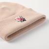 Lifelike Flower Warm Knitted Cap Beanie, Skull Cap Elastic Cozy Hip Hop Pompom Beanies Knitted Hat Beanie