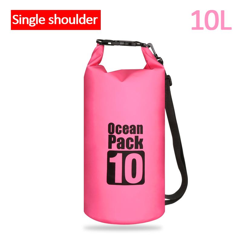 500D Waterproof Swimming Bag Dry Sack 2/5/10/15/20/30L Waterproof Floating Dry Gear Bags For Boating Fishing Rafting Swimming