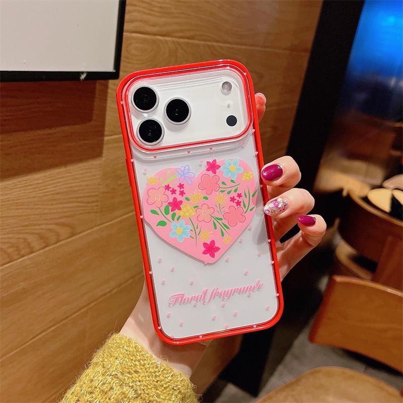 Красный Новогодний Бант Противоударный Чехол для Телефона Совместимый с iPhone 15/16/17 ProMax