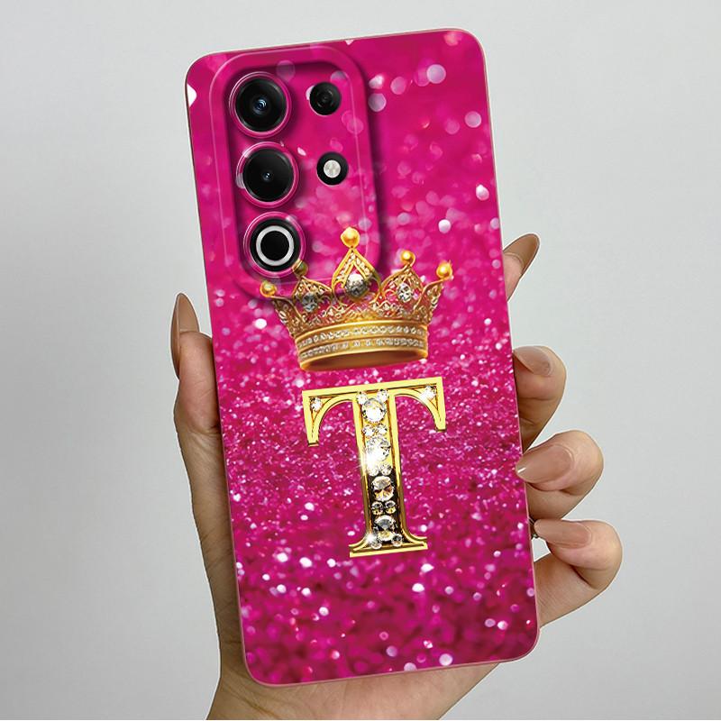 Чехол для itel S25 Ultra S686LN Роскошные Буквы Короны Матовый Мягкий Силикон Защитная Задняя Крышка для ItelS25 S 25 Ultra 5G Fundas