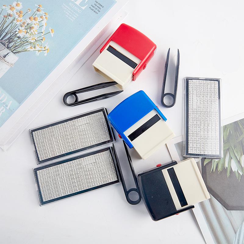 Набор резиновых штампов Diy Custom Personalized Self Inking Business Address Name Number Letter Stamp Handcrafts Printing Rubber Stamp